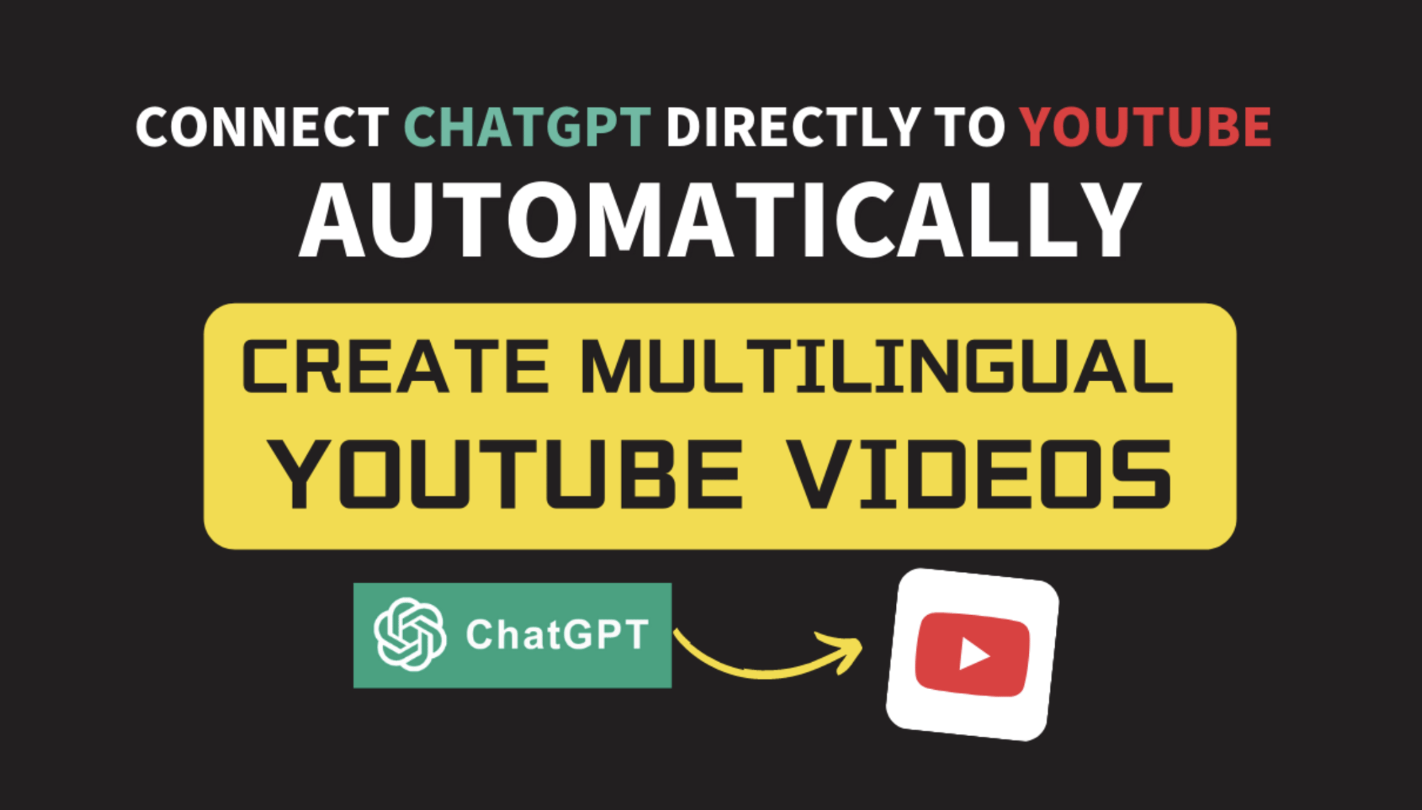 Automate YouTUbe video publish with ChatGPT