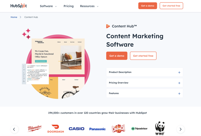 HubSpot内容中心Content Hub