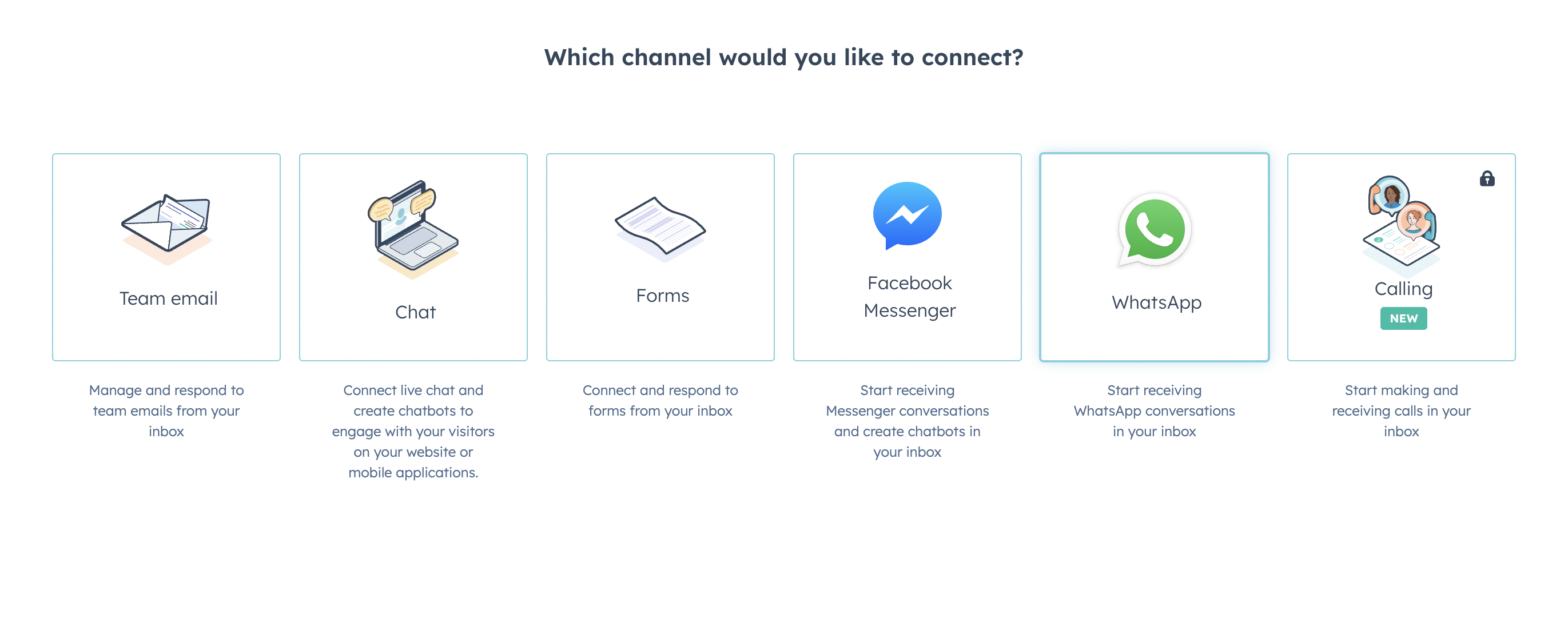 Connecting WhatsApp in HubSpot