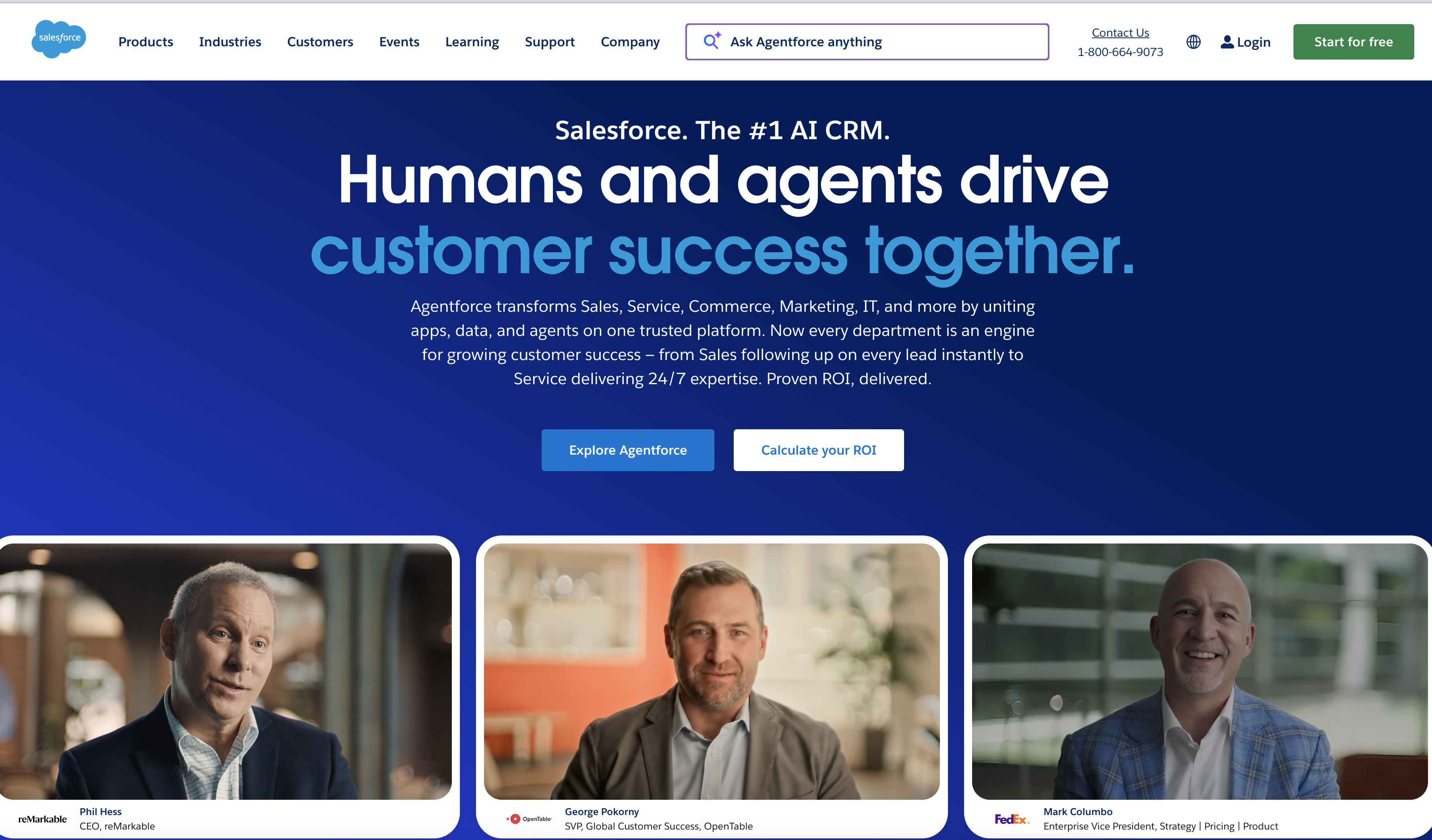 salesforce homepage